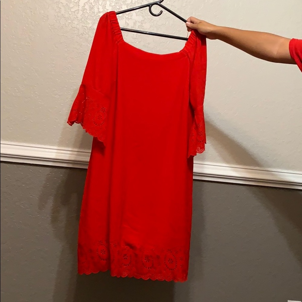 Red dress